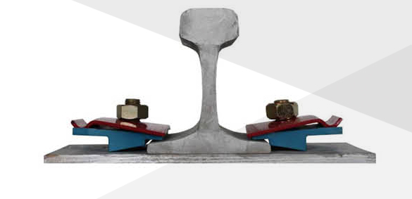 Nabla clip rail fastening system