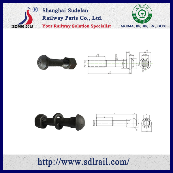 Rail bolt