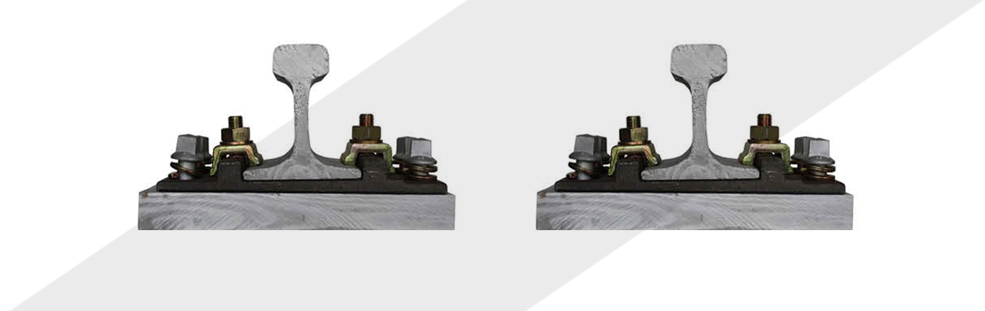 KPO clamp rail fastening system,screw spike,special nul,spring washer,flat washer,rail clip