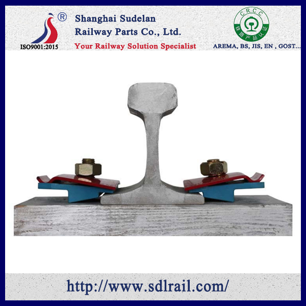 Nabla clip rail fastening system